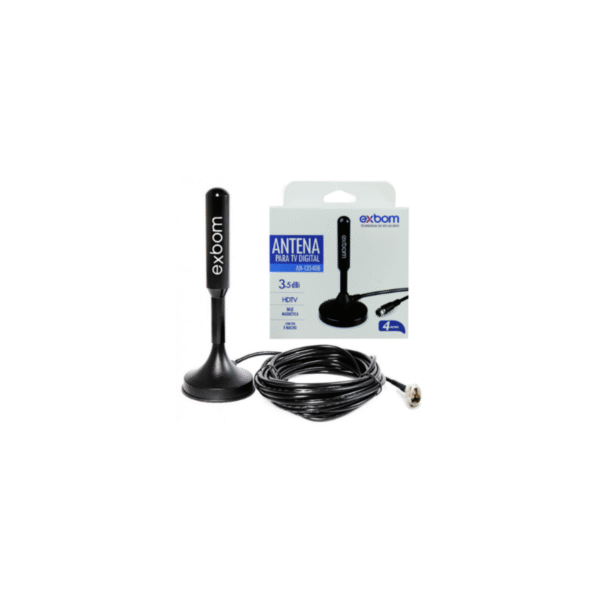 ANTENA DIGITAL HDTV INTERNA EXBOM 4M